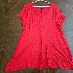 INTRO. Red Casual Top